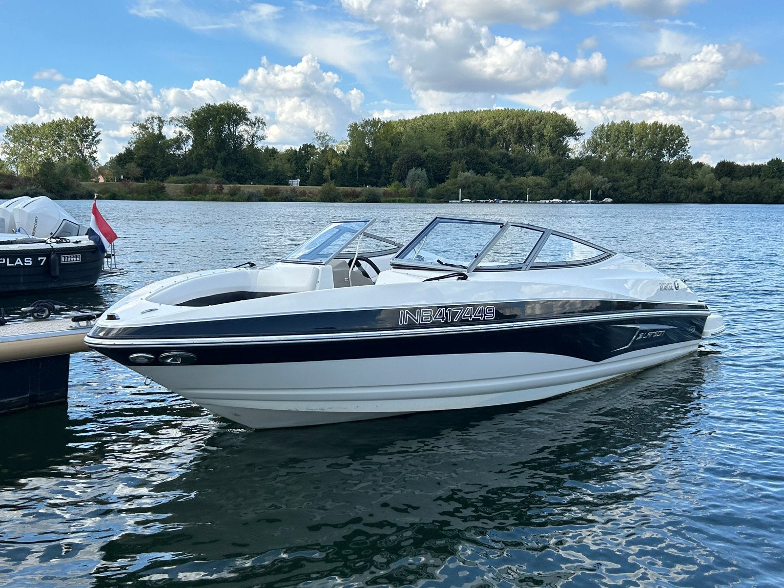 Larson Senza 206 4.3L V6 220PK  Bowrider waterski speedboot, Watersport en Boten, Speedboten, Gebruikt, Overige merken, Ophalen