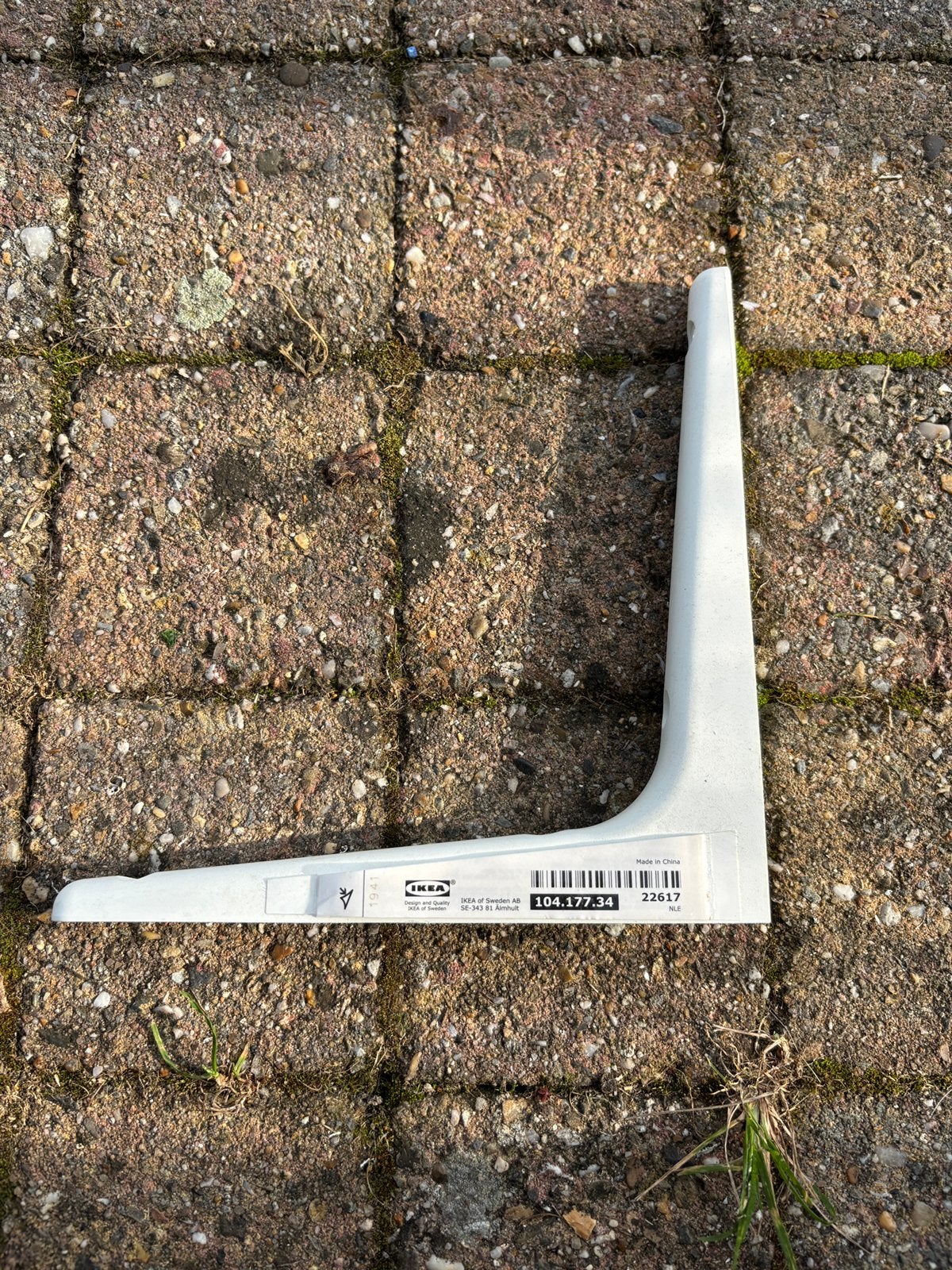 Partij IKEA SIBBHULT plankdragers 18x18 cm – art. 104.177.34, Ophalen of Verzenden, Zo goed als nieuw