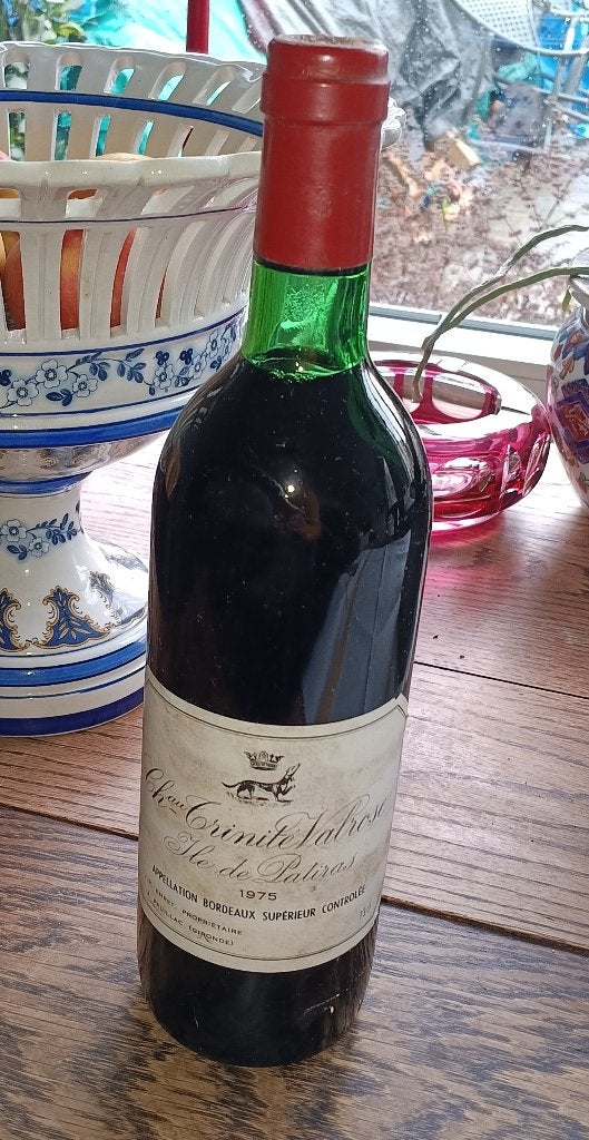 Château Trinité Valrose Ile de Patiras 1975, Verzamelen, Wijnen, Ophalen, Gebruikt, Frankrijk, Rode wijn