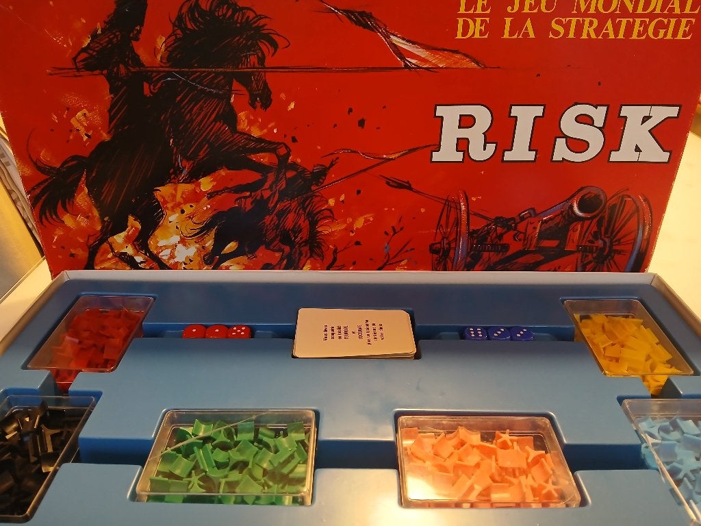 RISK wereldwijd strategiespel, Hobby en Vrije tijd, Een of twee spelers, Ophalen, Gebruikt