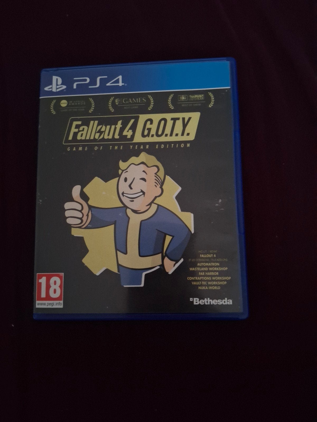 Fallout 4 G.O.T.Y. PS4, Consoles de jeu & Jeux vidéo, Jeux | Sony PlayStation 4, Online, 1 joueur, Comme neuf, Enlèvement