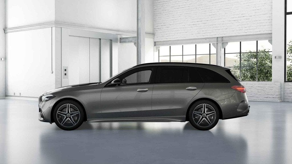 Mercedes-Benz C-klasse 180 Estate AMG Line | Night Pack | Pa, Achterwielaandrijving, Gebruikt, Zwart, 4 cilinders