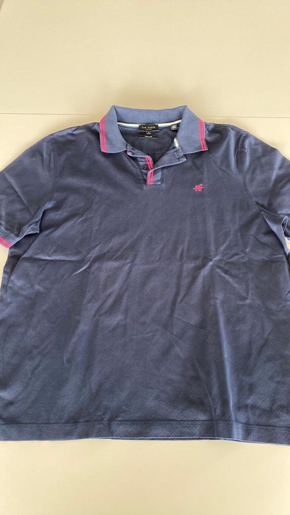 Ted Baker poloshirt heren, Ophalen of Verzenden, Zo goed als nieuw, Maat 56/58 (XL), Blauw