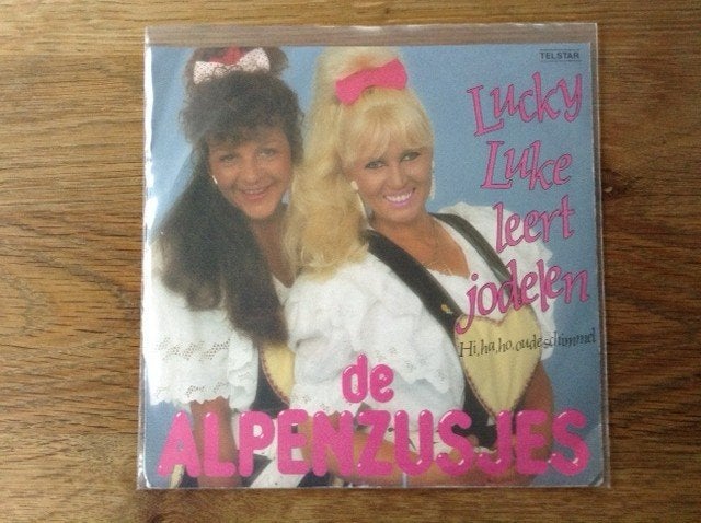 single de alpenzusjes, Cd's en Dvd's, 7 inch, Ophalen of Verzenden, Beschermende buitenhoes, Nederlandstalig