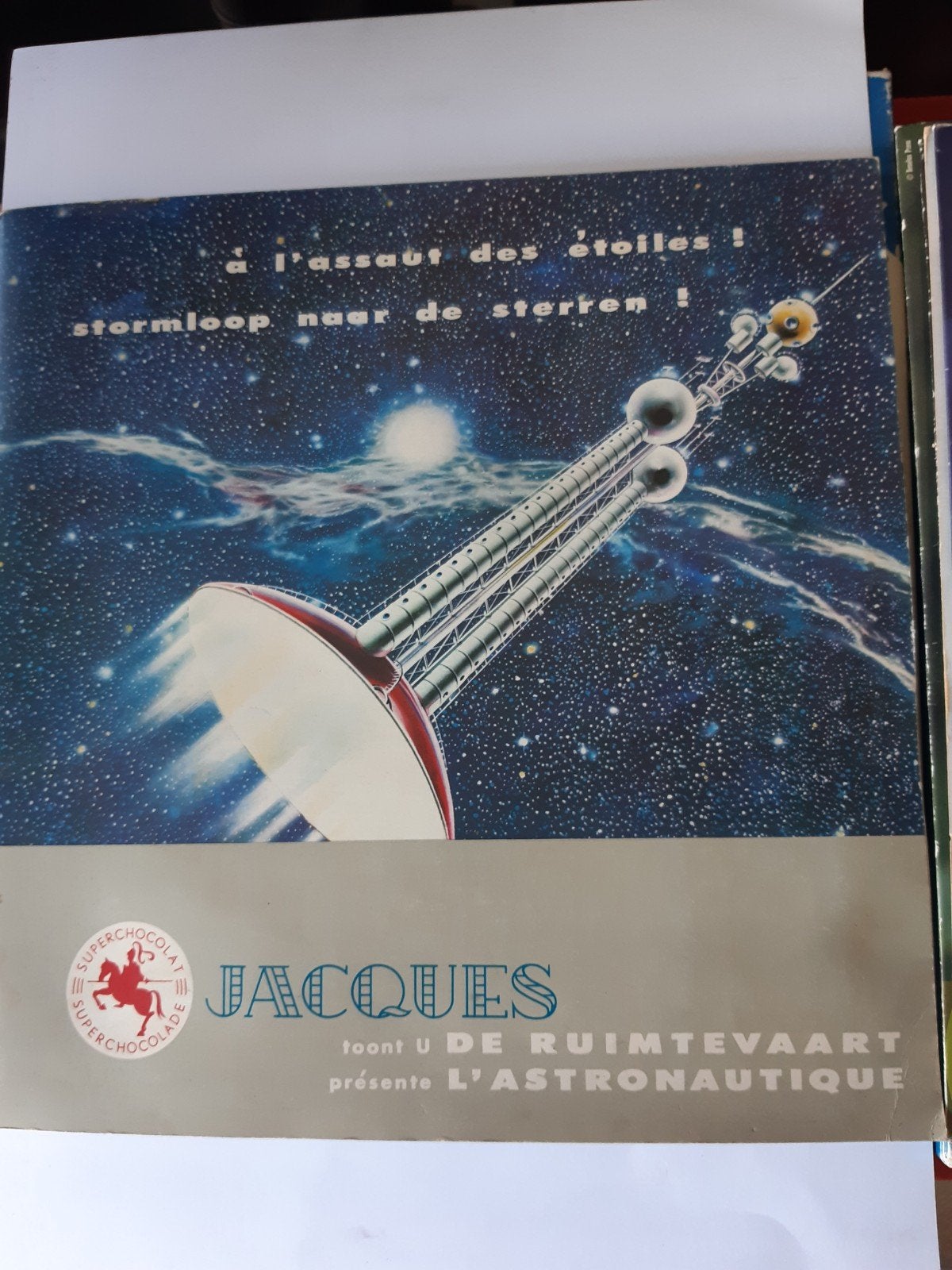 Jacques toont u de ruimtevaart, Enlèvement, Album d'images
