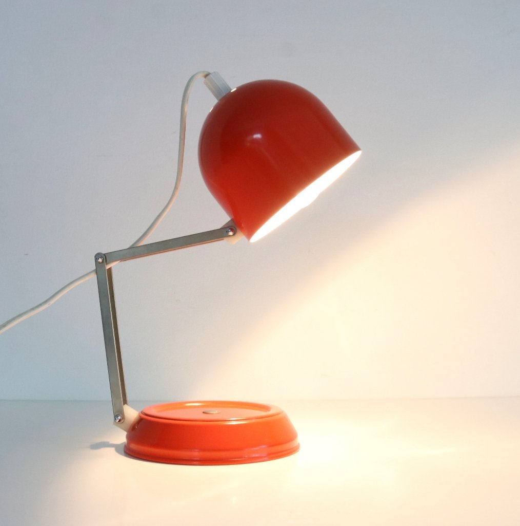 Vintage 1970s space age desk lamp, Ophalen of Verzenden, Huis en Inrichting