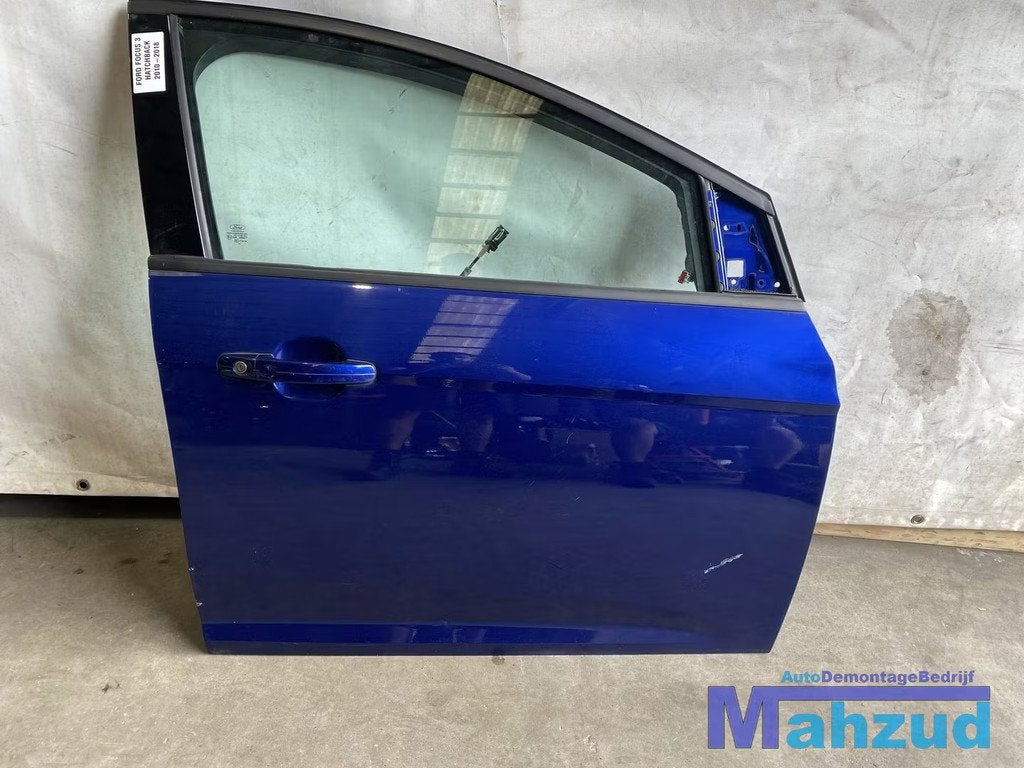 FORD FOCUS 3 Blauw rechts voor deur portier 2010-2017, Auto-onderdelen, Gebruikt, Deur, Info@ford.com, Ford