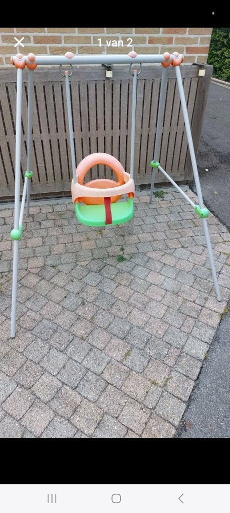 Babyschommel smoby, Kinderen en Baby's, Speelgoed | Buiten | Speeltoestellen, Ophalen, Gebruikt