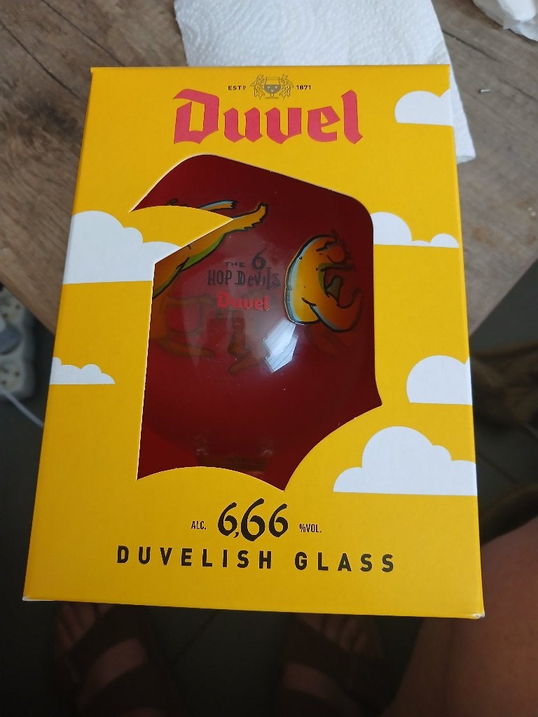 Duvelglas the 6 hop devils, Enlèvement, Neuf, Verre à bière