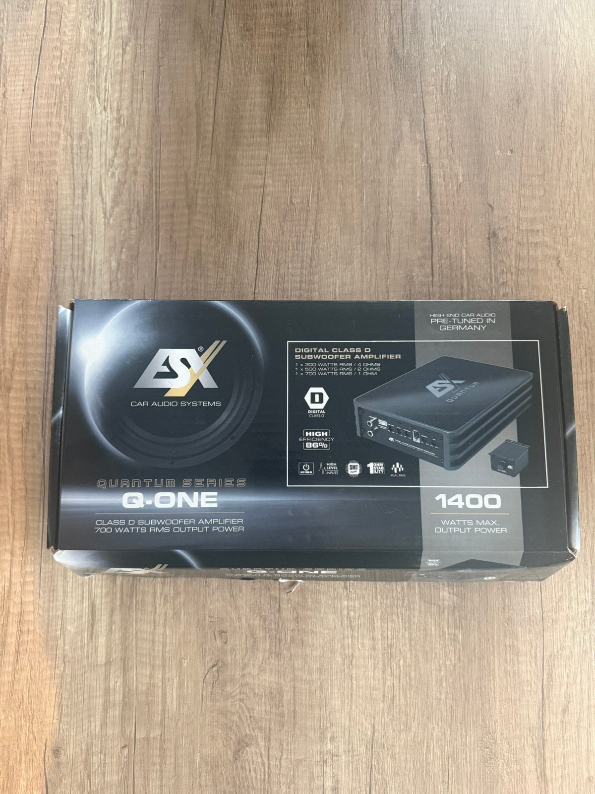 Amplificateur ESX Quantum Q-One – 1400 W Max – Comme neuf, Enlèvement, Utilisé