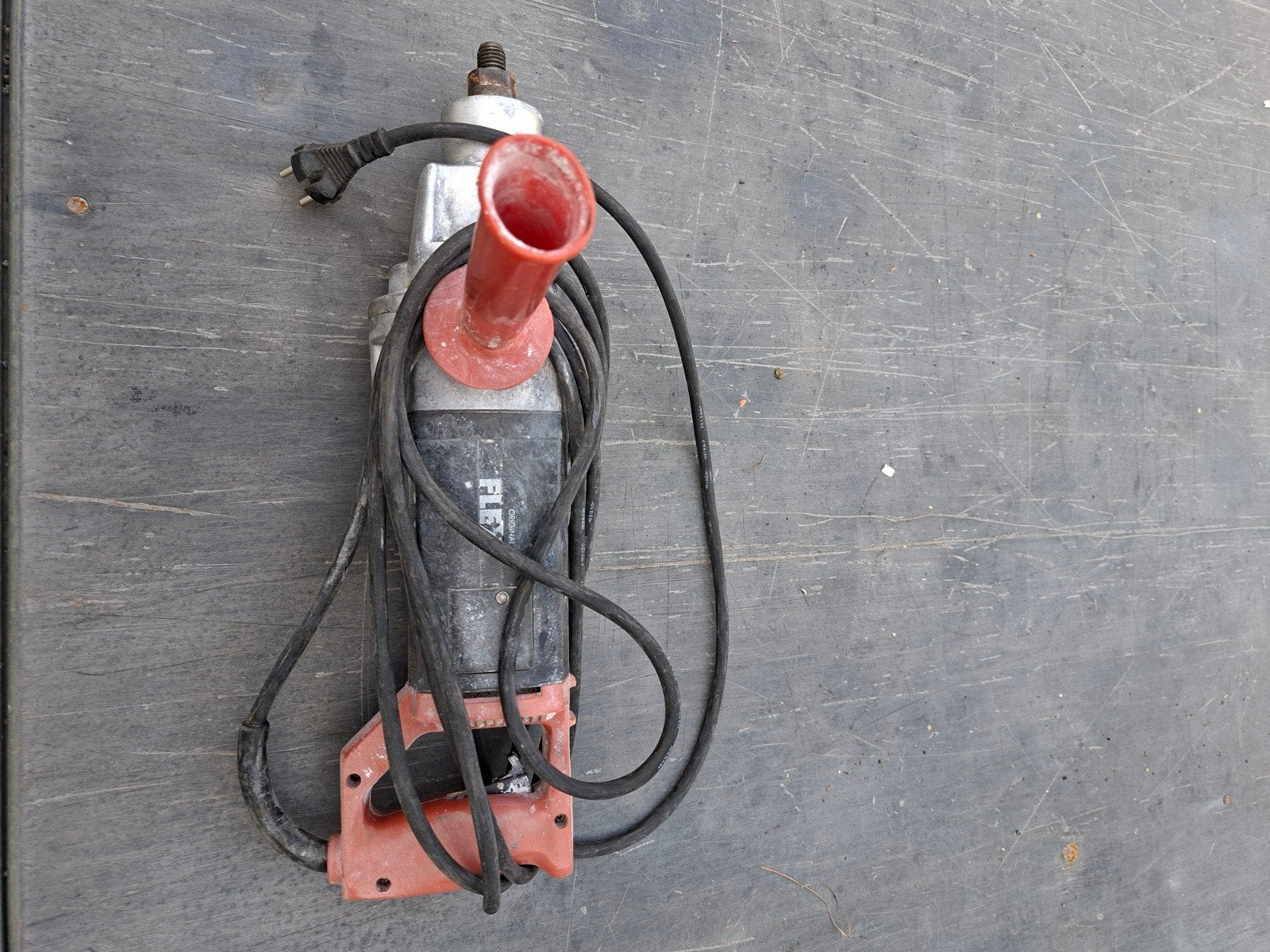 Flex gips mixer, Ophalen