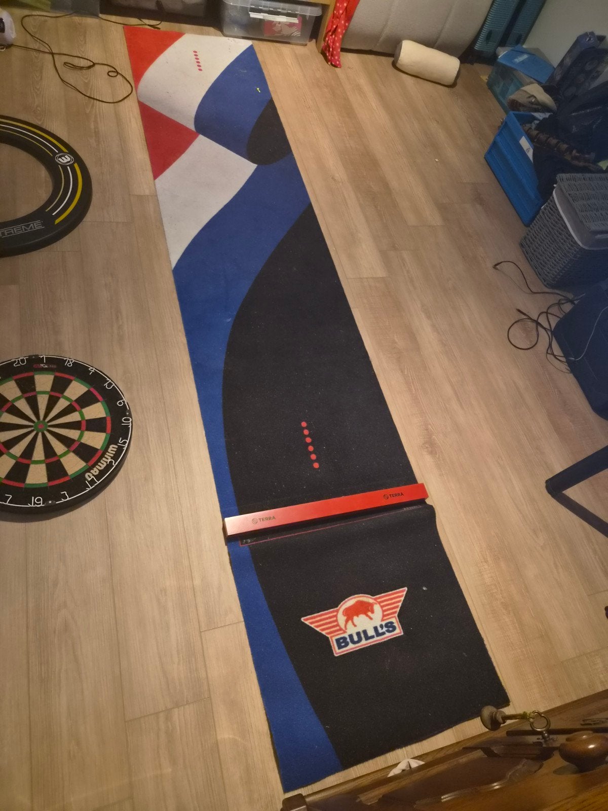 darts mat met oche, Ophalen, Zo goed als nieuw, Overige typen