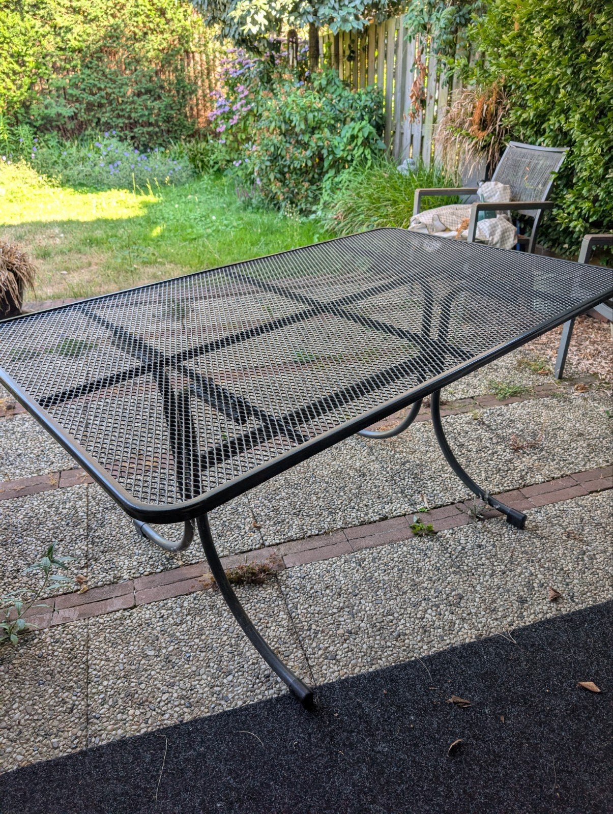 Tuintafel, Ophalen, Metaal