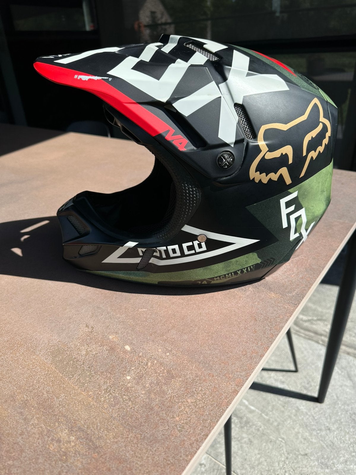 Motocroshelm FOX V4, Ophalen, M, Offroadhelm, Dames