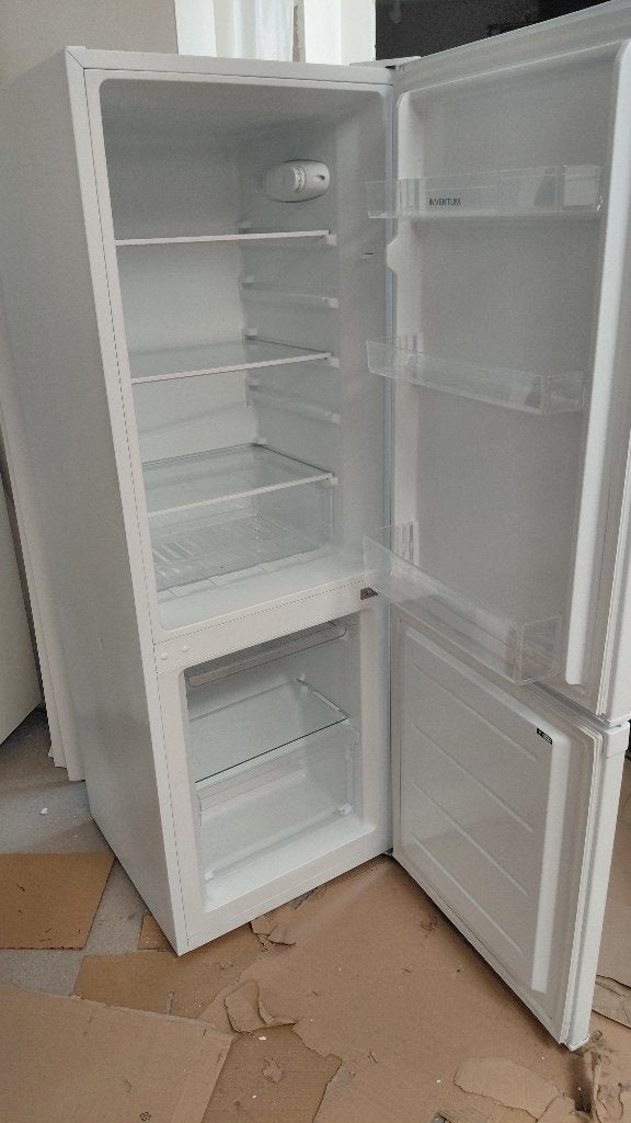 Vrijstaande Koelkast Met Vriesvak Inventum, Ophalen, 150 tot 200 liter, Gebruikt, Met aparte vriezer
