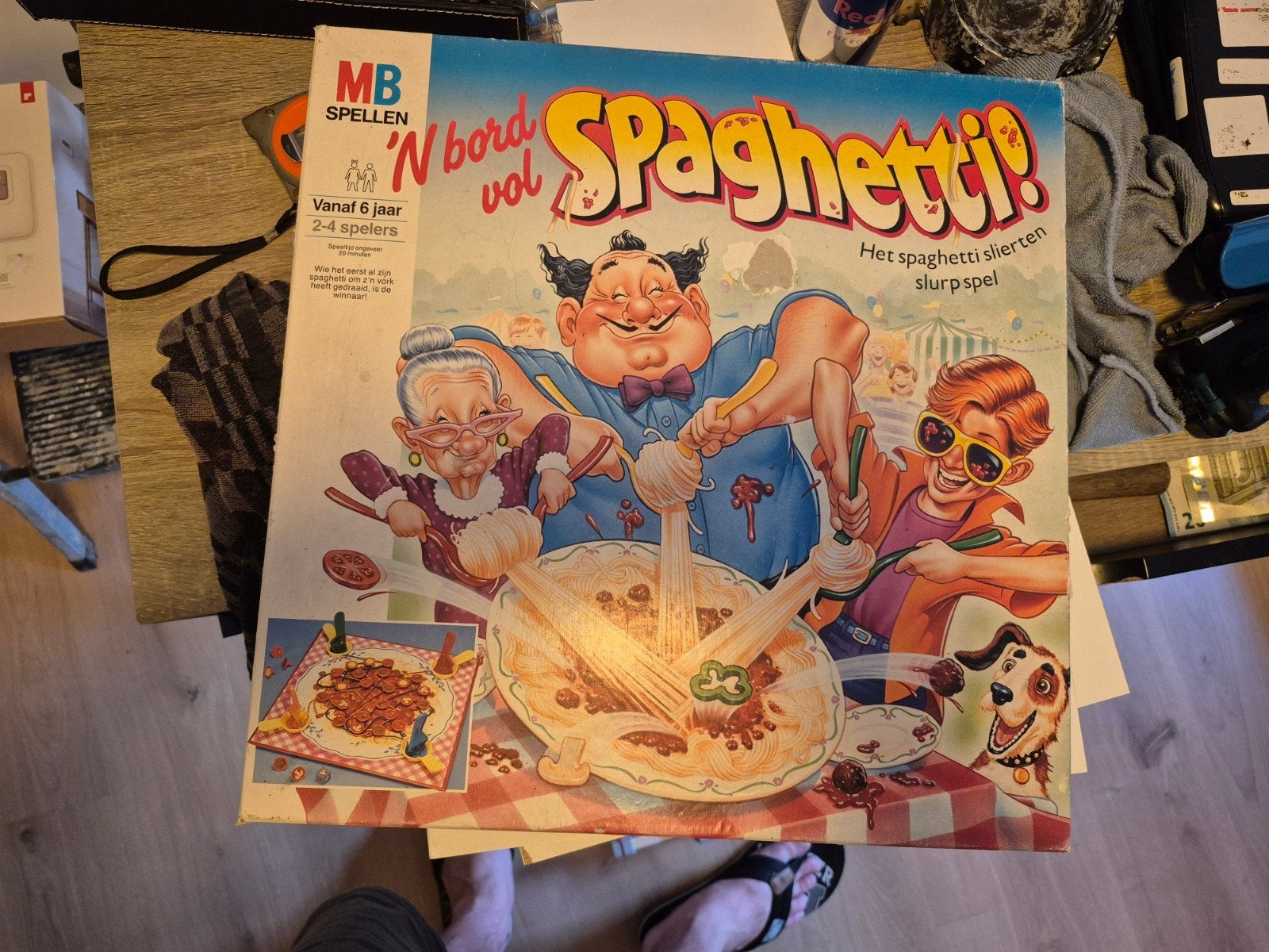 Une assiette pleine de spaghettis mb, Hobby & Loisirs créatifs, Jeux de société | Jeux de plateau, Enlèvement ou Envoi