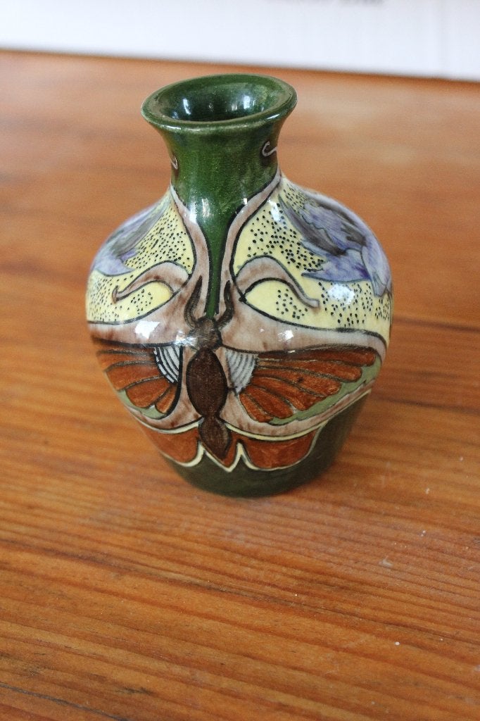 Sarguemine aardewerk vaas, Antiek en Kunst, Verzenden