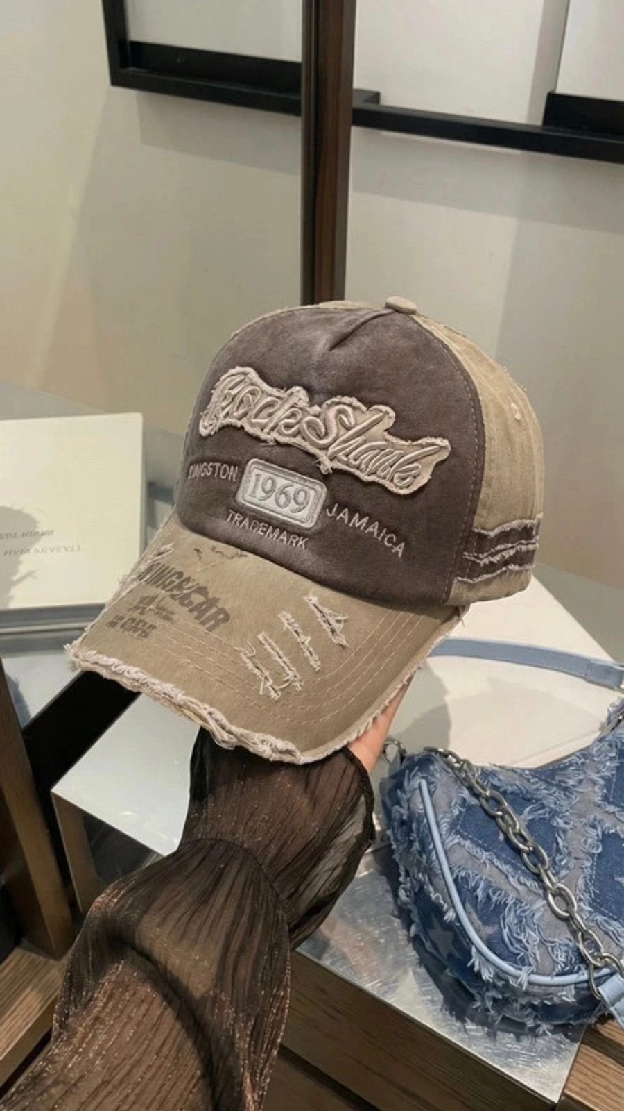 Casquette style y 2k, streetwear avec motif, Enlèvement ou Envoi, Comme neuf, Casquette