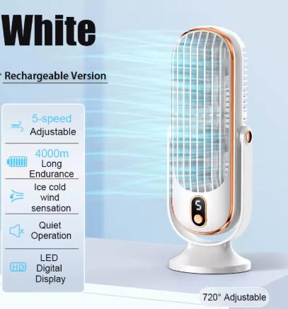 Draagbare Oplaadbare Aircooler / Ventilator – Nieuw, Elektronische apparatuur, Airco's, Ophalen of Verzenden, Nieuw