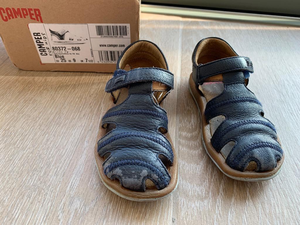 Camper sandalen maat 25 blauw, Garçon, Enlèvement, Utilisé, Autres types