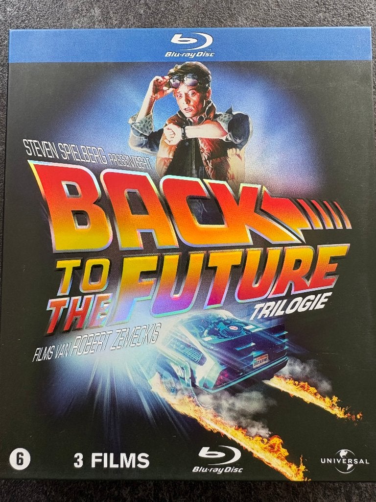 Back To The Future Trilogy Blu-ray, Cd's en Dvd's, Boxset, Engels, Nederlands, Film