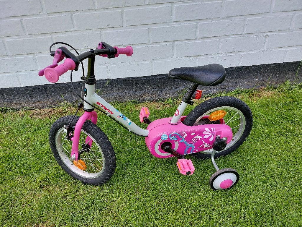 Vélo Fille 14, Frein sur jante, Comme neuf, Enlèvement, 14 pouces ou moins