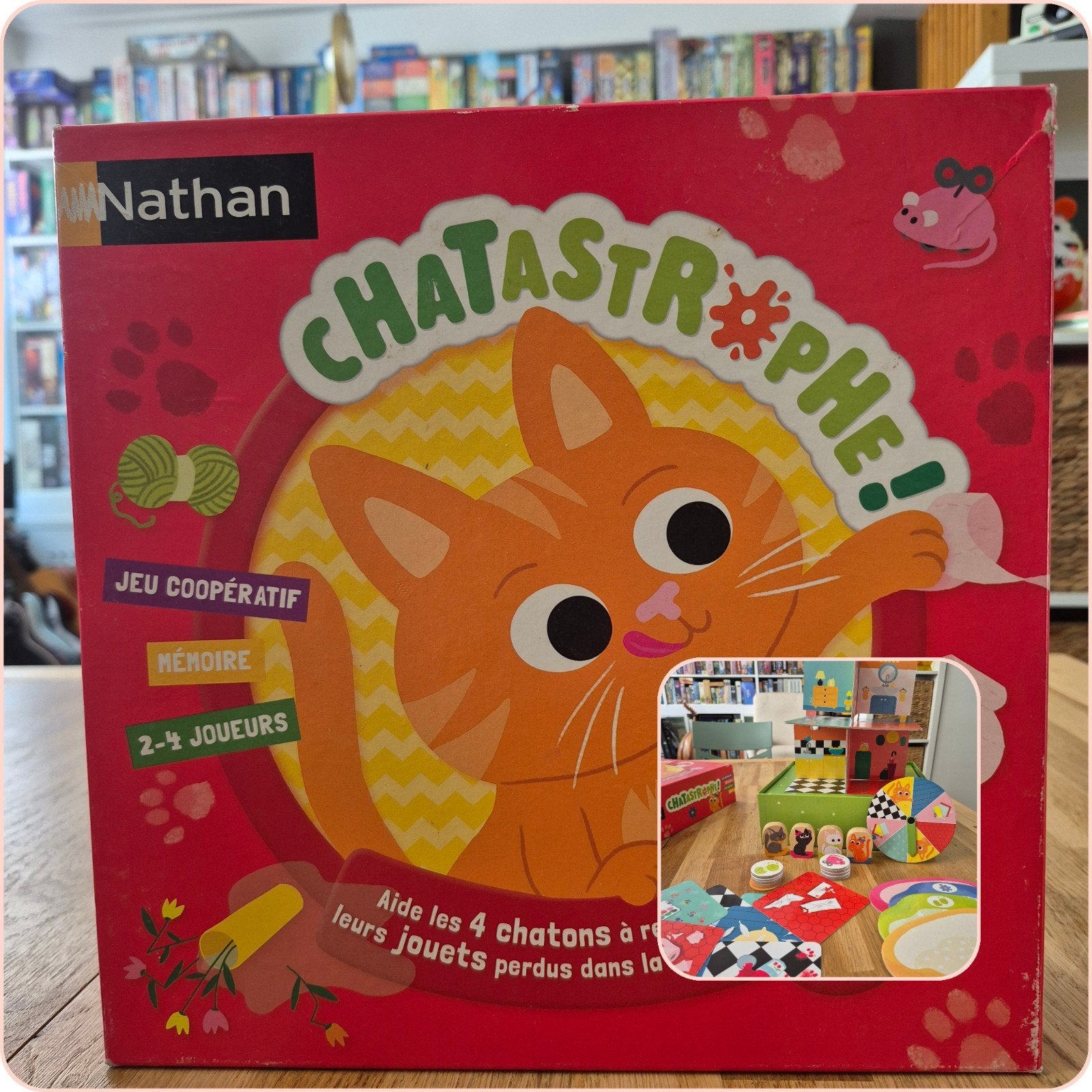 chatastrophe, 1 ou 2 joueurs, Enlèvement ou Envoi, Comme neuf, Nathan