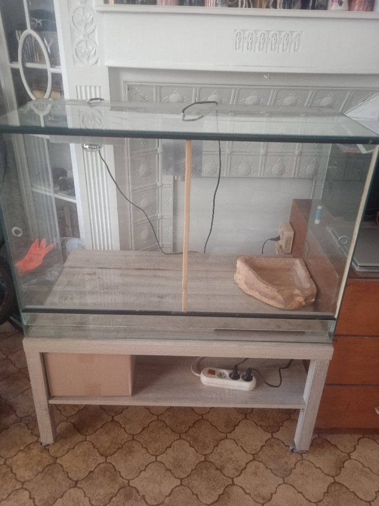 Terrarium reptilis, Animaux & Accessoires, Reptiles & Amphibiens | Accessoires, Comme neuf, Terrarium ou Paludarium, Enlèvement