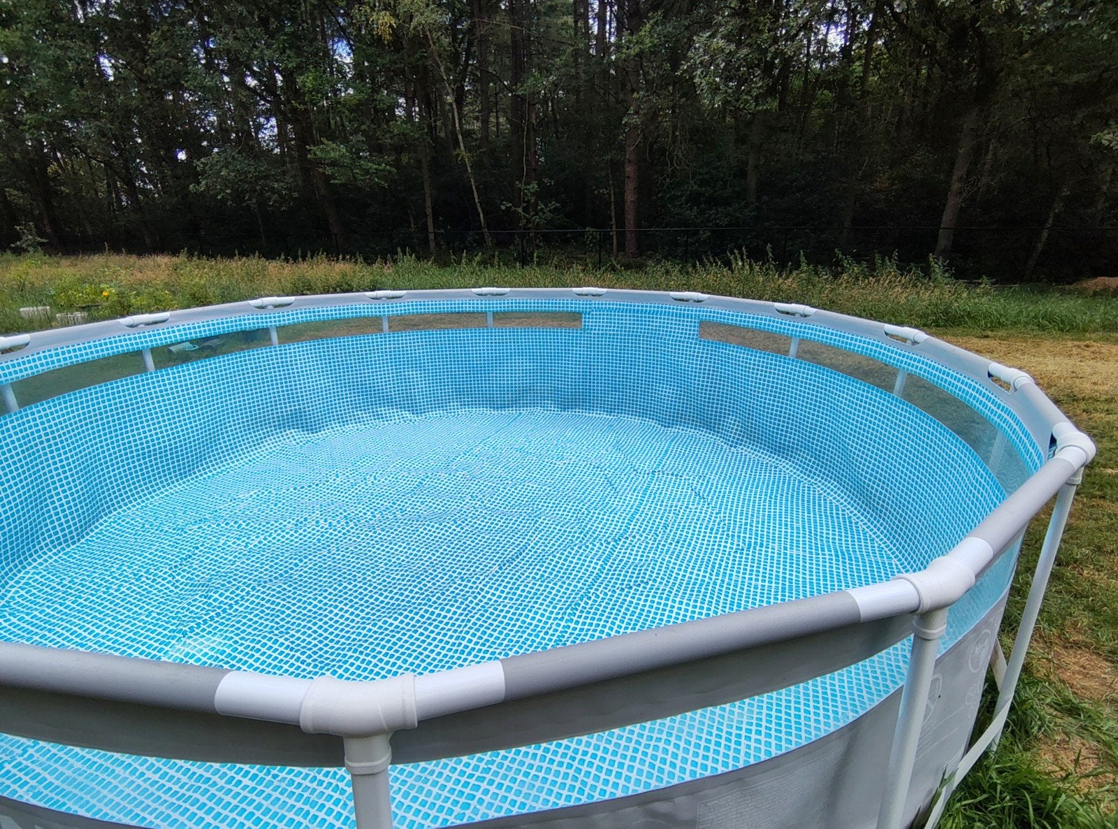 Intex zwembad 4,8m x 1,2m met toebehoren, Gebruikt, Rond, Ophalen, 120 cm of meer