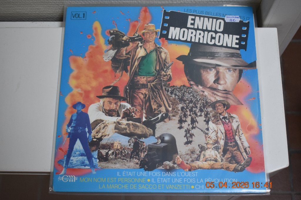 5 LP's : "d'Ennio Morricone" (Soundtrack), Cd's en Dvd's, Vinyl | Filmmuziek en Soundtracks, LP, Gebruikt, Soundtrack, Ophalen of Verzenden