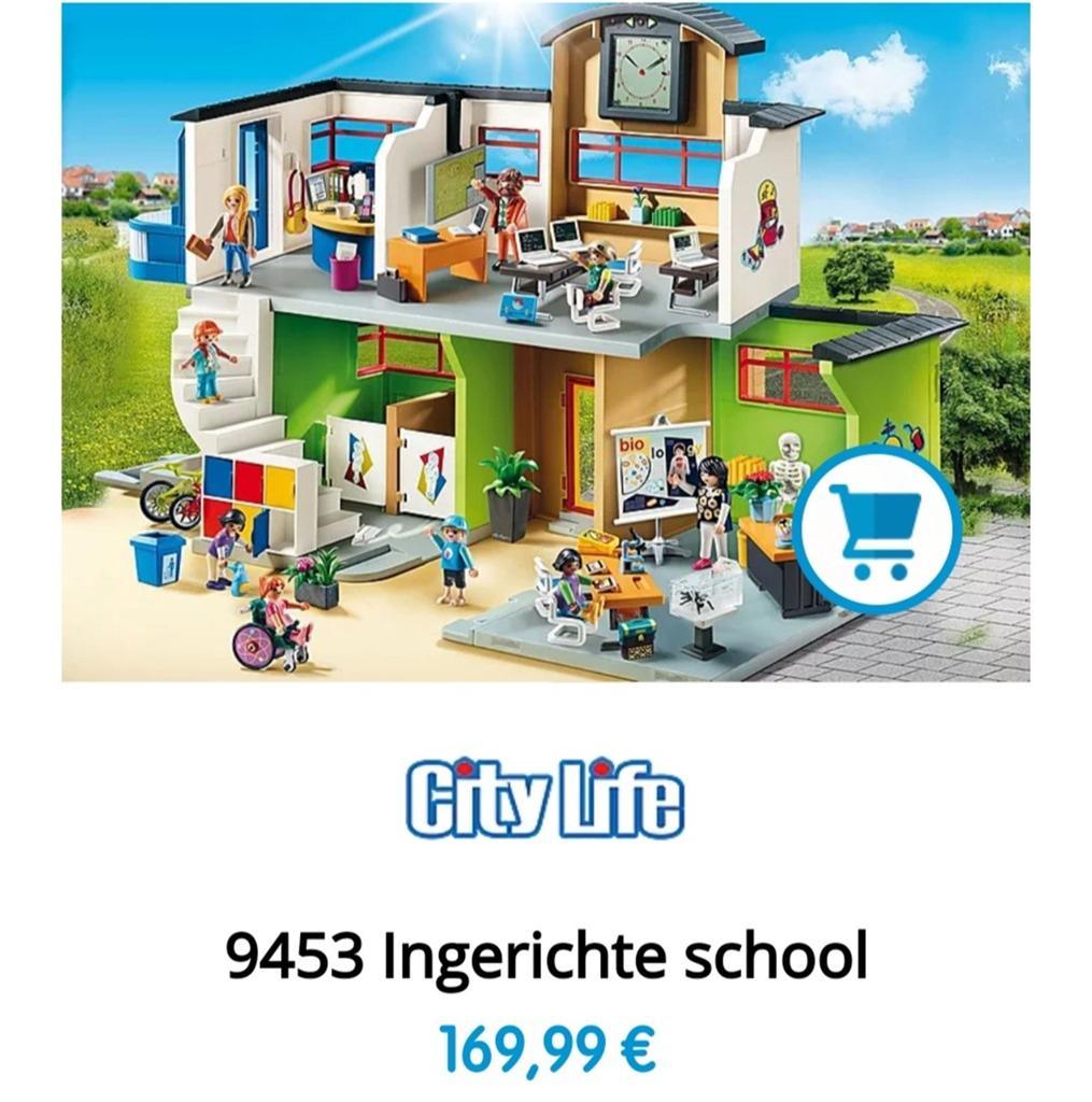 École meublée Playmobil 9453, Enlèvement ou Envoi