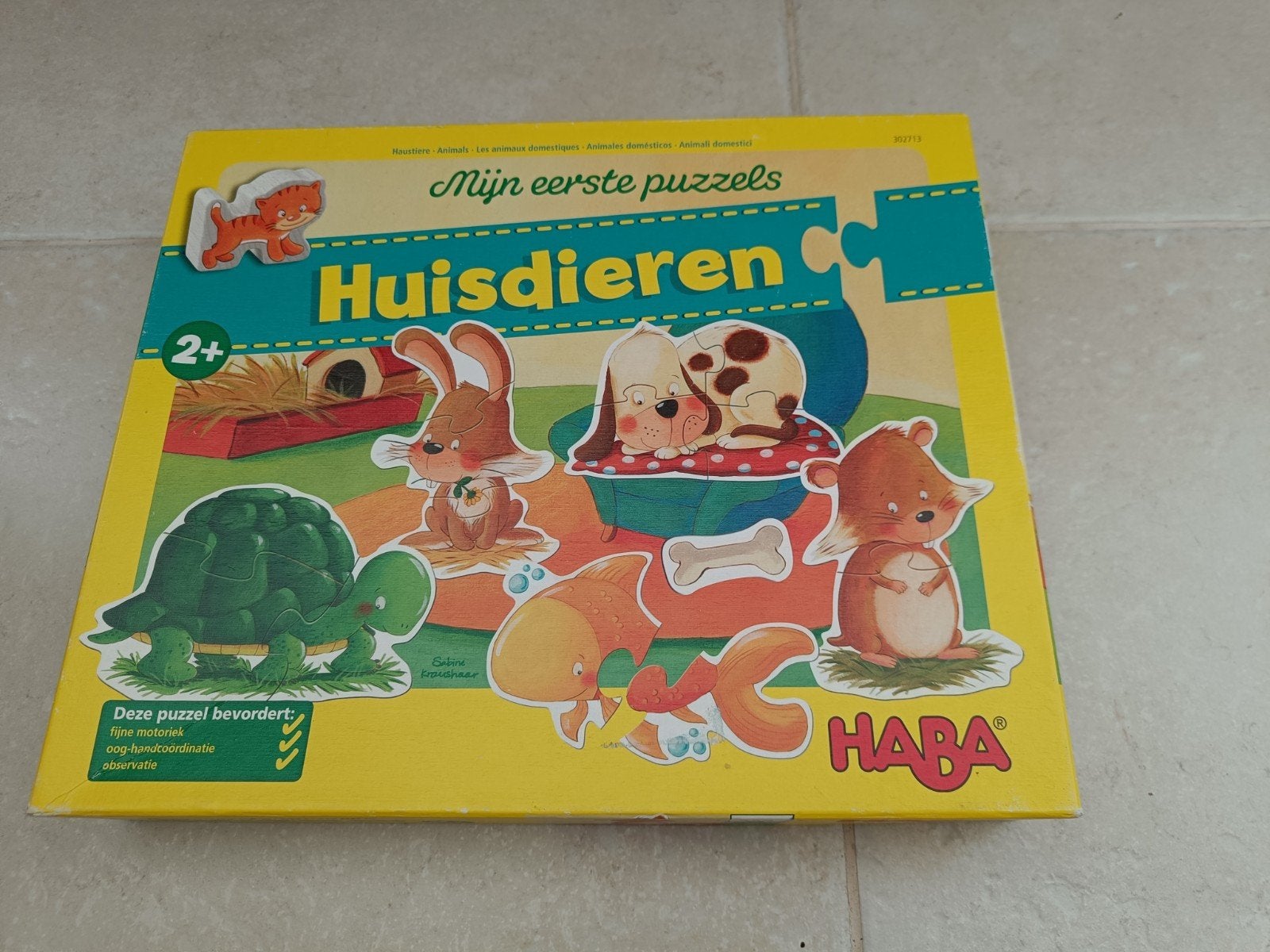 Haba kinderpuzzels 2-3-4 stuks, Ophalen of Verzenden