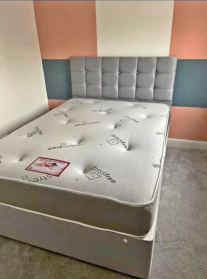 Bed met matras – Cash bij levering, Overige kleuren, Verzenden, Overige maten, Nieuw