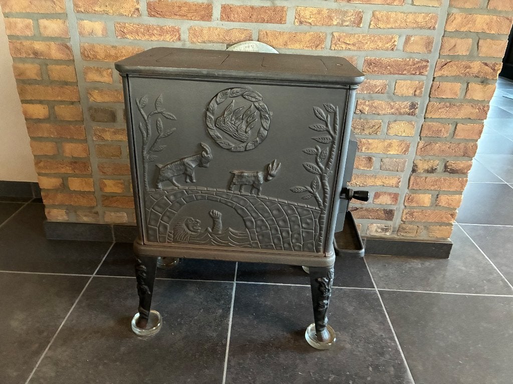Houtkachel, Huis en Inrichting, Kachels, Ophalen, Houtkachel, Zo goed als nieuw, Vrijstaand