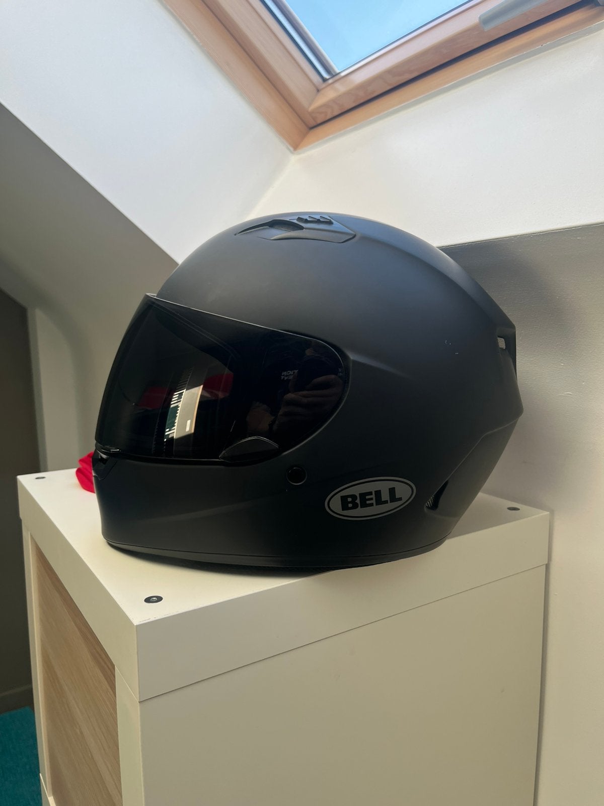 Casque moto Bell Qualifier Dlx Blackout / Noir mat / L, Autres marques, Seconde main, Casque intégral, Enlèvement