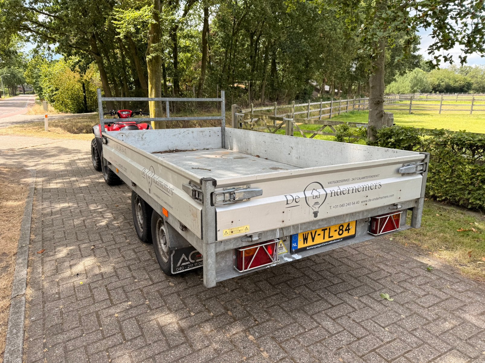 HAPERT PLATEAU AANHANGWAGEN REMORQUE 310 x 160, Ophalen, Gebruikt