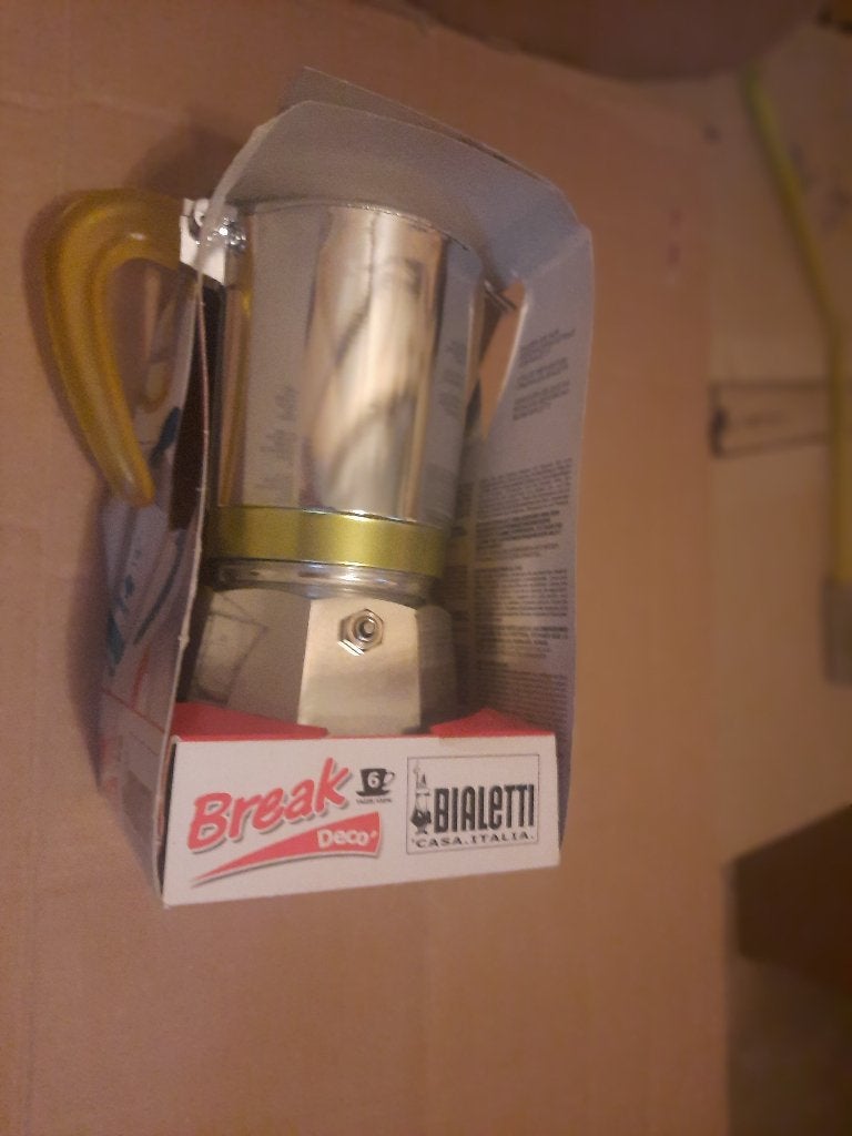 nieuwe koffiepot break deco voor 6 tassen Bialetti, Ophalen of Verzenden, Nieuw