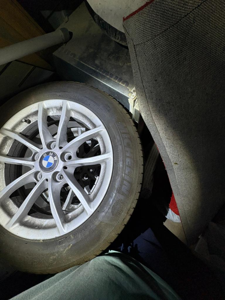 Pneu + jantes bmw f20, Enlèvement, Jante(s)