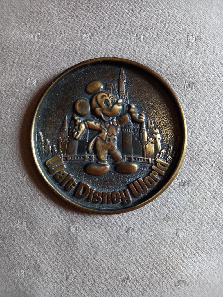Sous-verre vintage de Walt Disney World, Enlèvement, Mickey Mouse