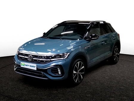 Volkswagen T-Roc R-Line Ultimate Black 1.5 TSI 110 kW (150 p, Auto's, Adaptive Cruise Control, Blauw, SUV of Terreinwagen, https://public.car-pass.be/vhr/55fac9cf-9765-4d7b-9b46-038acd4915c2