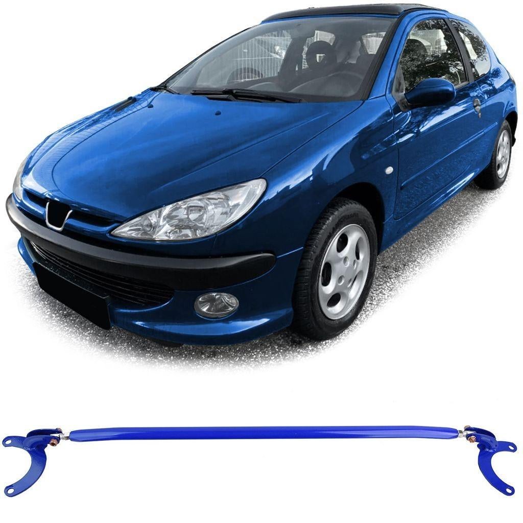 Aluminium Veerpootbrug Voor Peugeot 206 Blauw, Auto diversen, Tuning en Styling, Verzenden