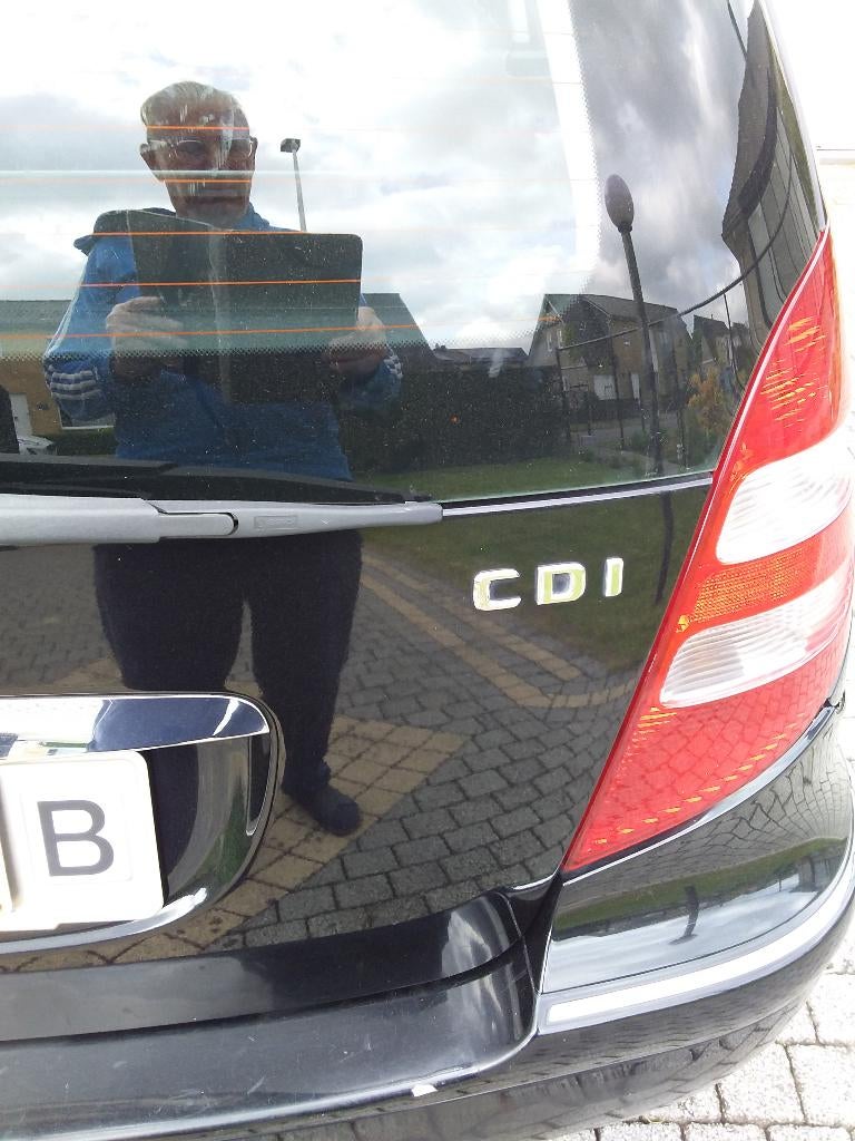 Auto Mercedes, Auto's, Voorwielaandrijving, Zwart, Trekhaak, Leder en Stof