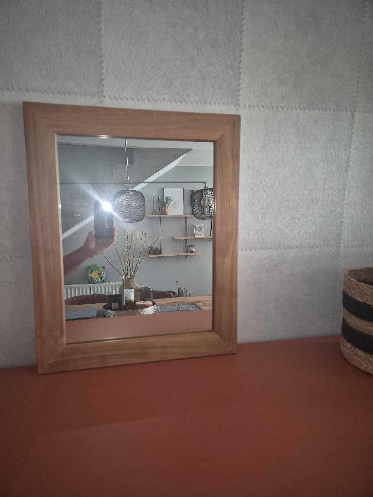 Miroir, Maison & Meubles, Accessoires pour la Maison | Miroirs, Moins de 100 cm, Comme neuf, Enlèvement, Rectangulaire