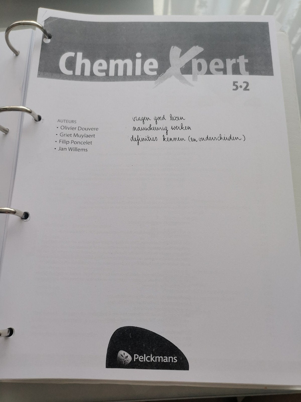 Chemie Xpert 5.2 EN 6.2, Boeken, Schoolboeken, ASO, Scheikunde, Pelckmans, Ophalen