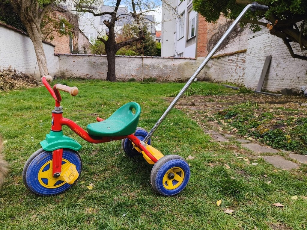 Tricycle KETTLER Made in Germany avec barre de poussée, Enlèvement, Utilisé, KETTLER – Made in Germany, Tige de poussée