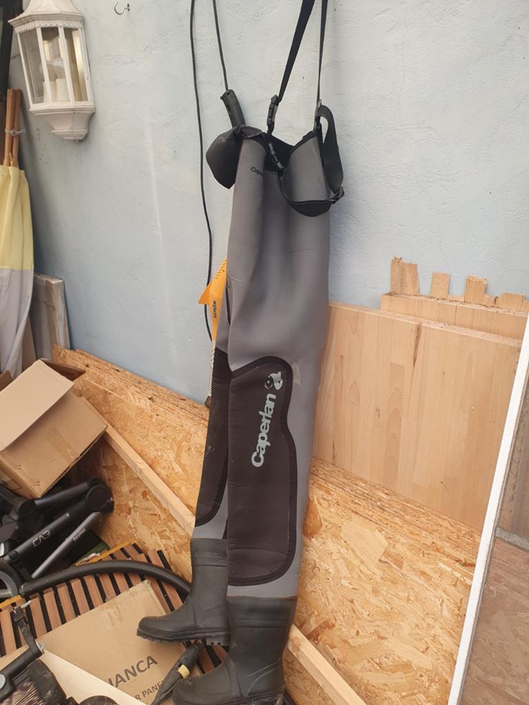 Waadpak maat 38/39, Ophalen