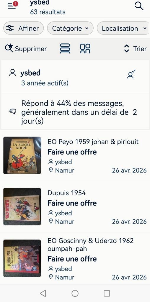 Arnaque YSBED DEBARSY MONFRET