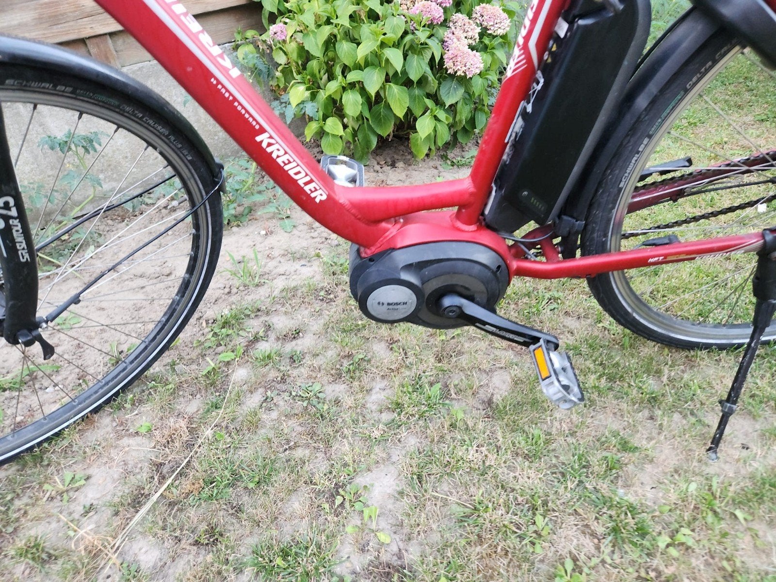 electrische fiets, Ophalen