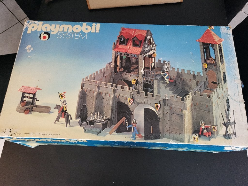 Playmobil System 3450 Groot ridderkasteel, Kinderen en Baby's, Gebruikt, Complete set, Ophalen of Verzenden, Kasteel/Fort