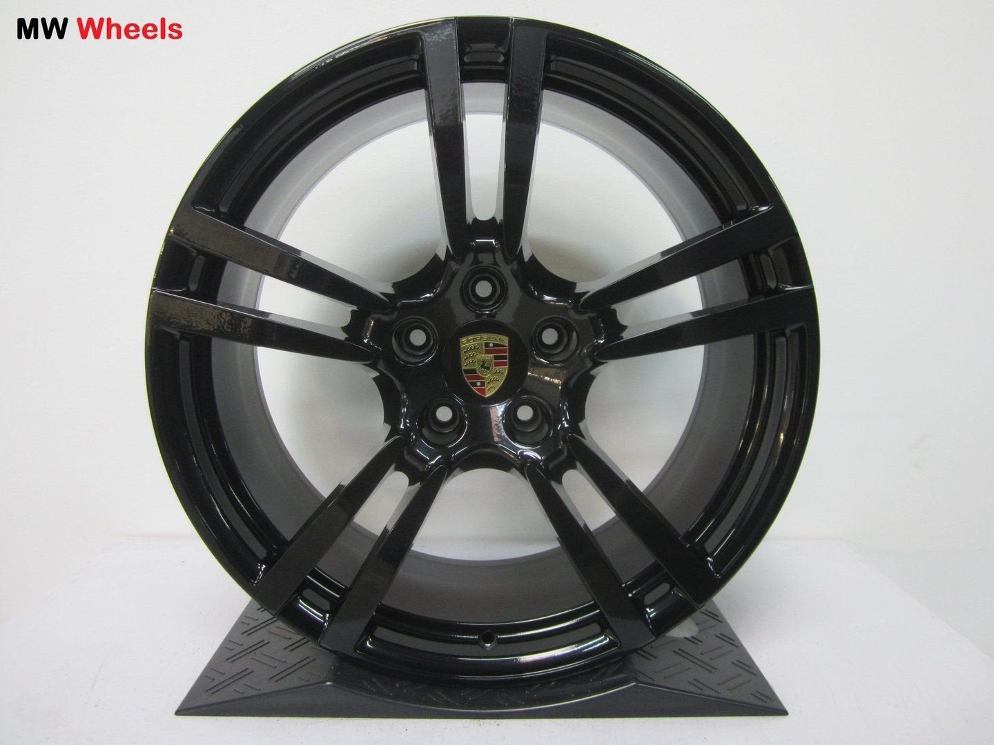 Porsche 21 inch Origineel Cayenne Turbo II velgen zwart, Velg(en), -, -, Nieuw